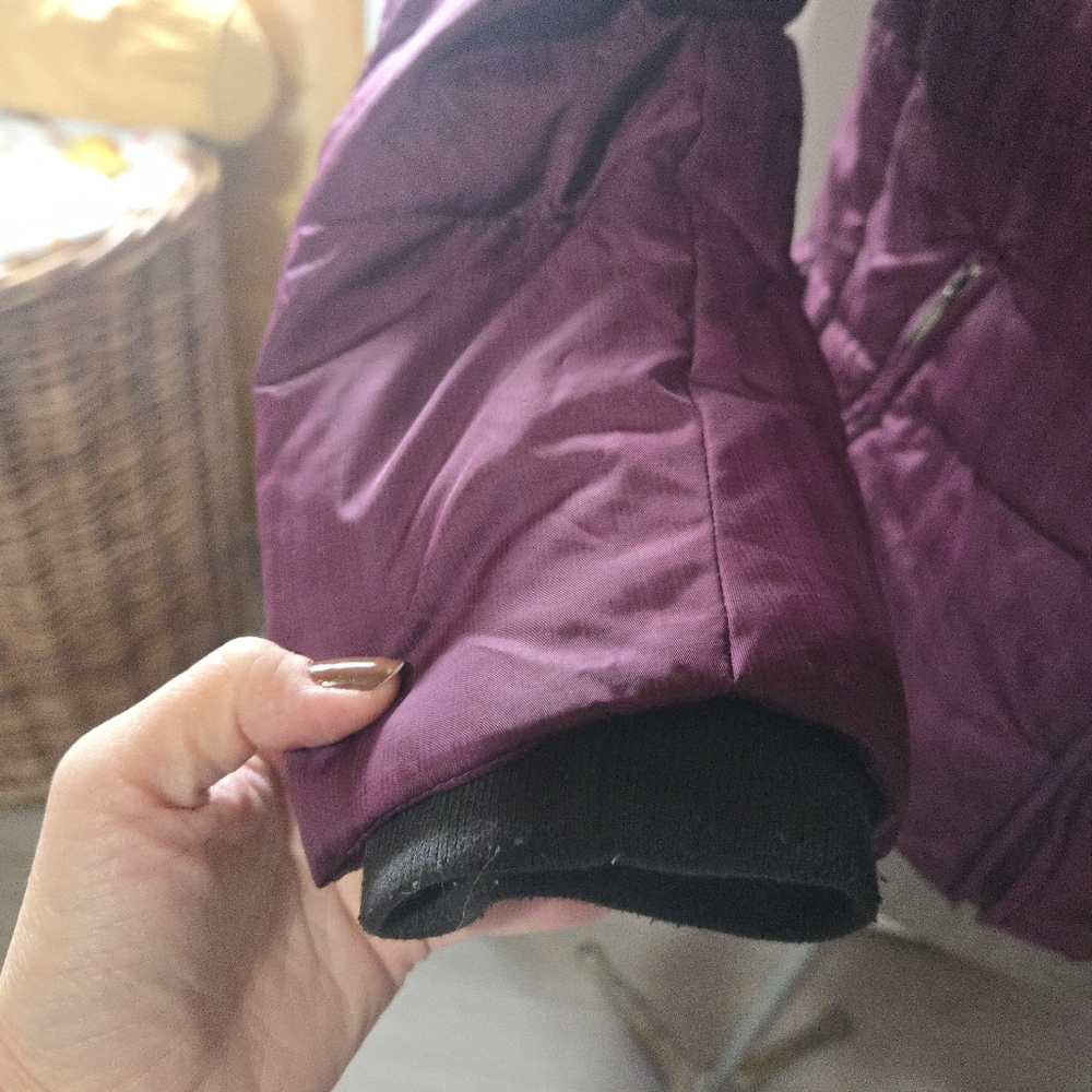 Columbia Plum Purple Puffer Hooded Coat, Size S - Picture 7 of 16